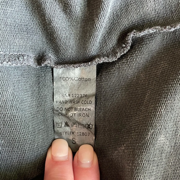 Grey sweatshirt dress. - Picture 2 of 5